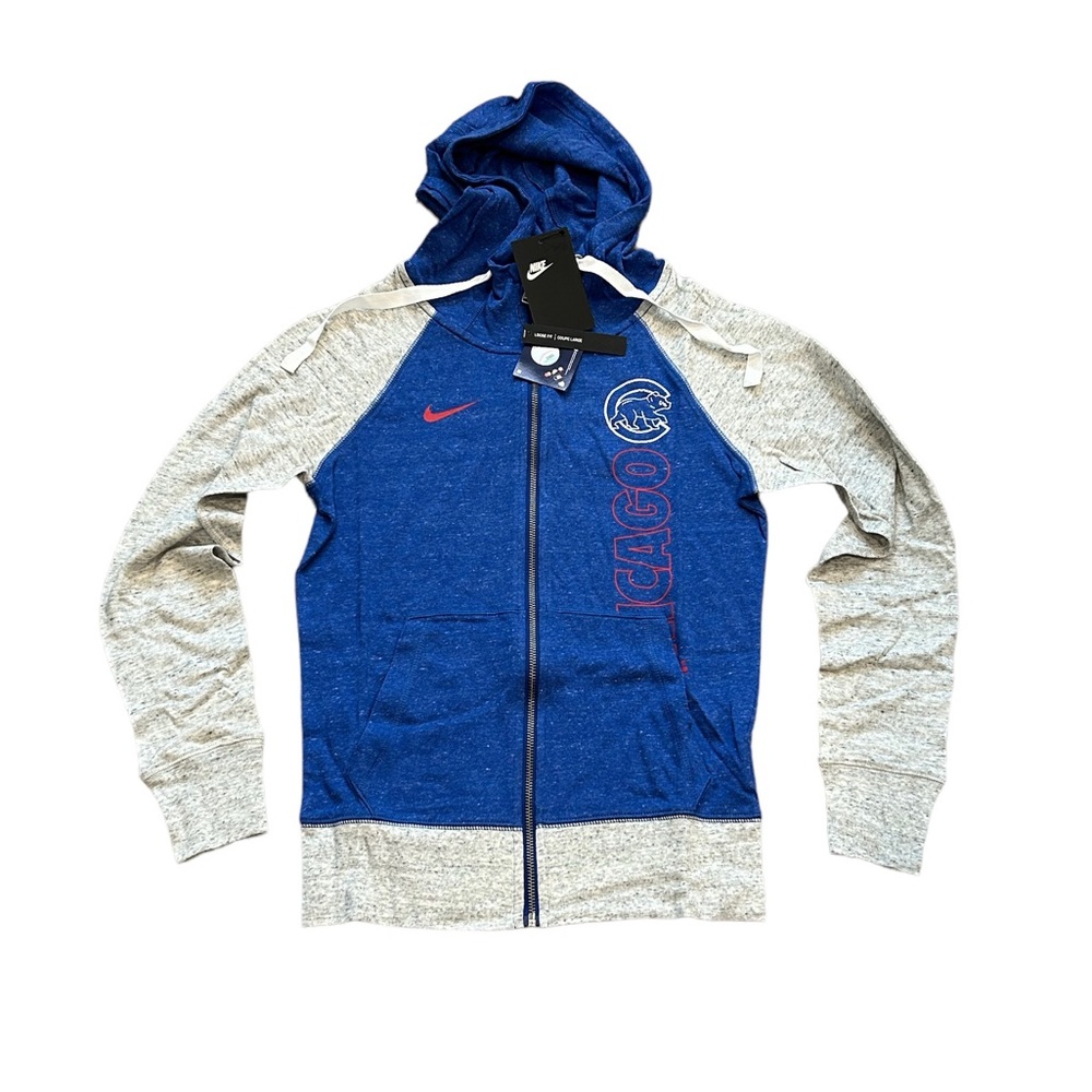 Chicago Cubs Nike Women’s Full Zip Up Hoodie Sweatshirt XS